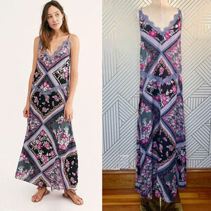 Free People Stevie Floral Lace Trim Maxi Dress‎